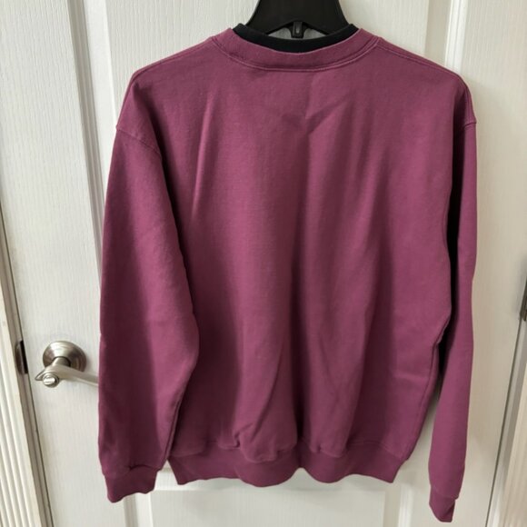 Women's Printed Roses Sweatshirt, Size Large - Picture 2 of 3